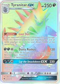 Tyranitar GX (Secret) (223) [SM - Lost Thunder]