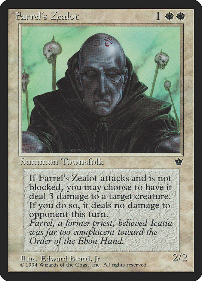 Farrel's Zealot (Edward P. Beard, Jr.) [Fallen Empires] | PLUS EV GAMES 