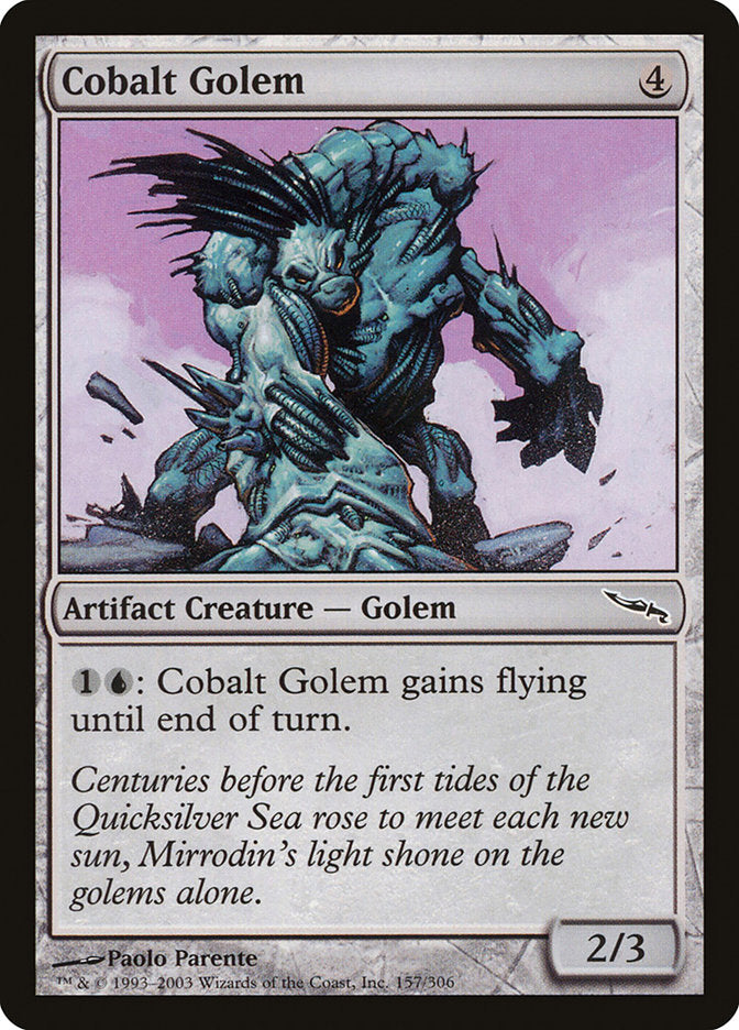 Cobalt Golem [Mirrodin] | PLUS EV GAMES 