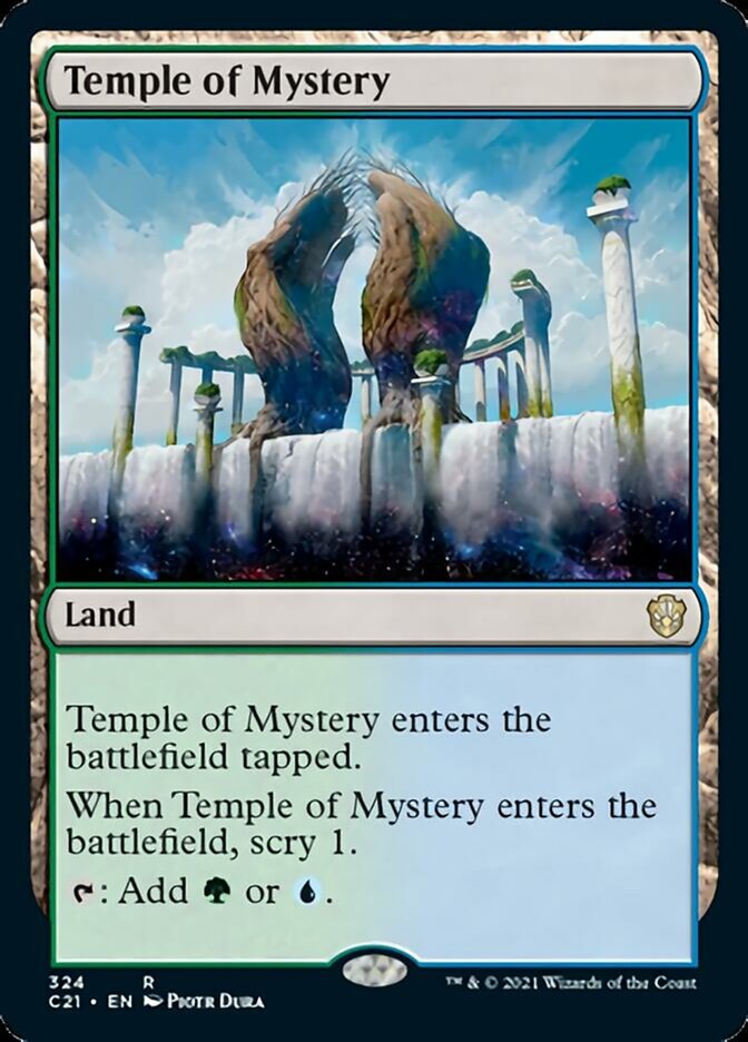 Temple of Mystery [Commander 2021] | PLUS EV GAMES 