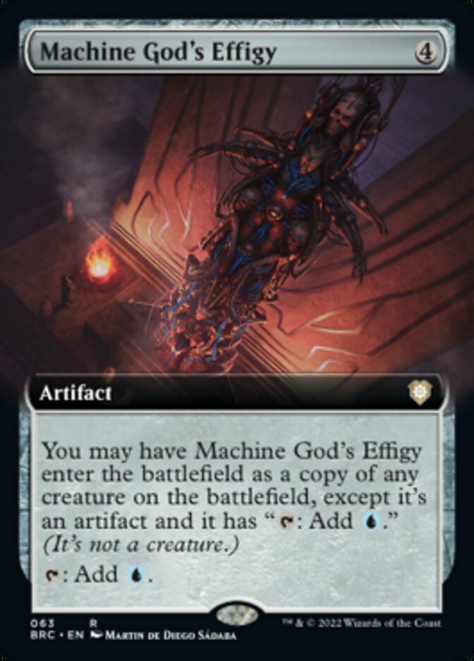 Machine God's Effigy (Extended Art) [The Brothers' War Commander] | PLUS EV GAMES 