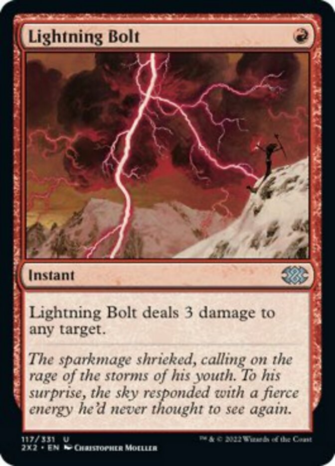 Lightning Bolt [Double Masters 2022] | PLUS EV GAMES 