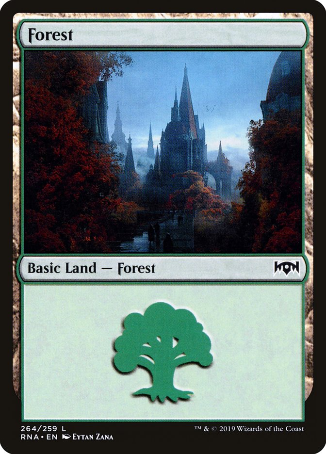 Forest (264) [Ravnica Allegiance] | PLUS EV GAMES 