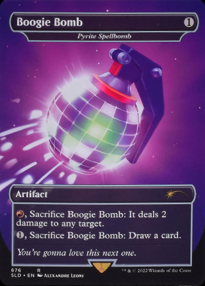 Pyrite Spellbomb - Boogie Bomb (Borderless) [Secret Lair Drop Promos] | PLUS EV GAMES 