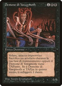 Yawgmoth Demon (Italian) [Rinascimento] | PLUS EV GAMES 