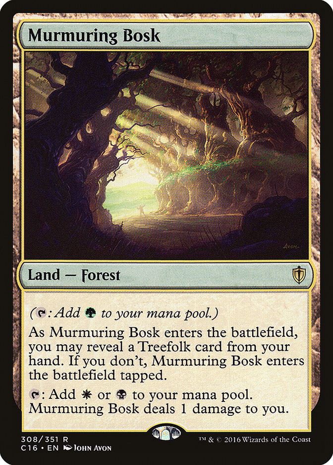 Murmuring Bosk [Commander 2016] | PLUS EV GAMES 