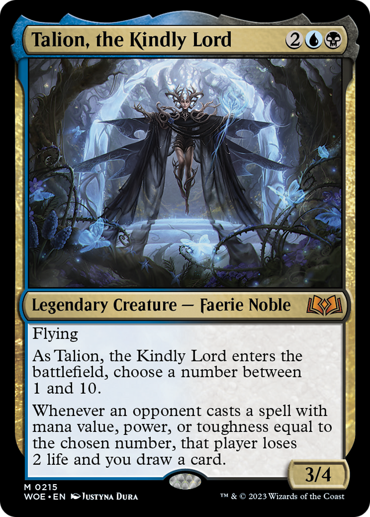 Talion, the Kindly Lord [Wilds of Eldraine] | PLUS EV GAMES 