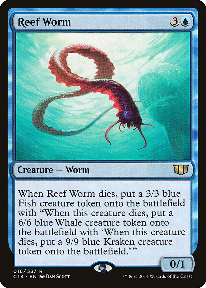 Reef Worm [Commander 2014] | PLUS EV GAMES 