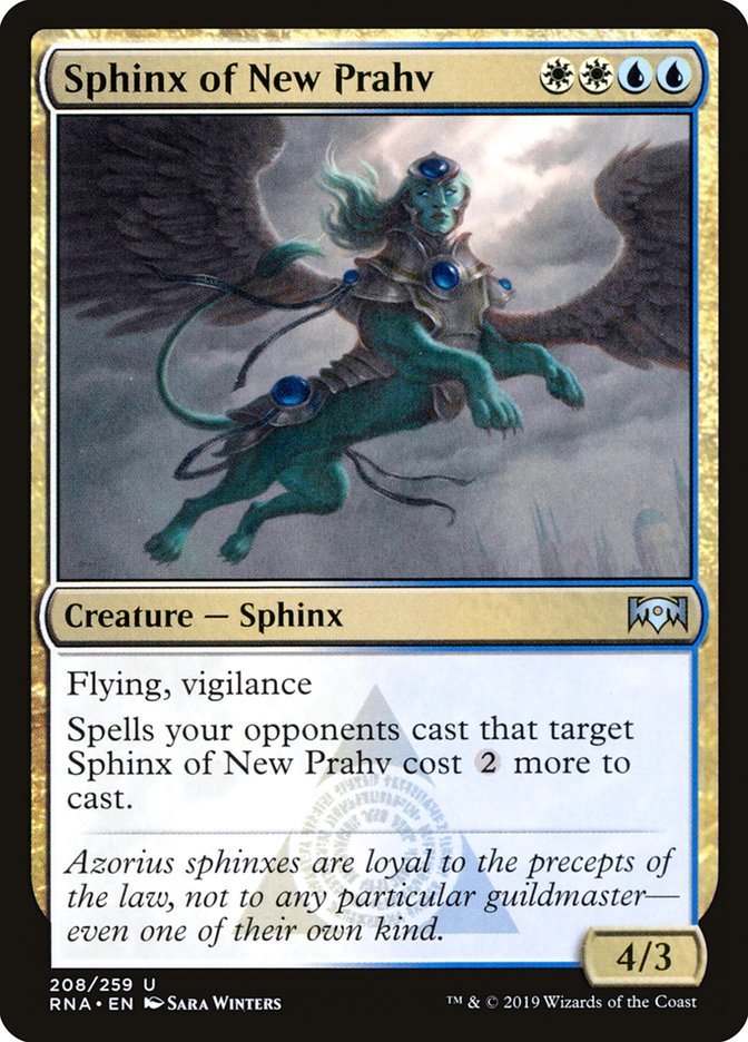 Sphinx of New Prahv [Ravnica Allegiance] | PLUS EV GAMES 