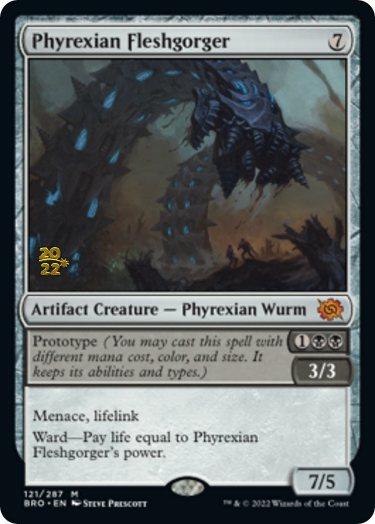 Phyrexian Fleshgorger [The Brothers' War: Prerelease Promos] | PLUS EV GAMES 