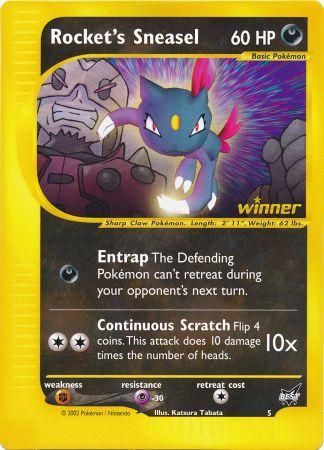 Rocket's Sneasel (5) (Jumbo Card) [Best of Promos] | PLUS EV GAMES 