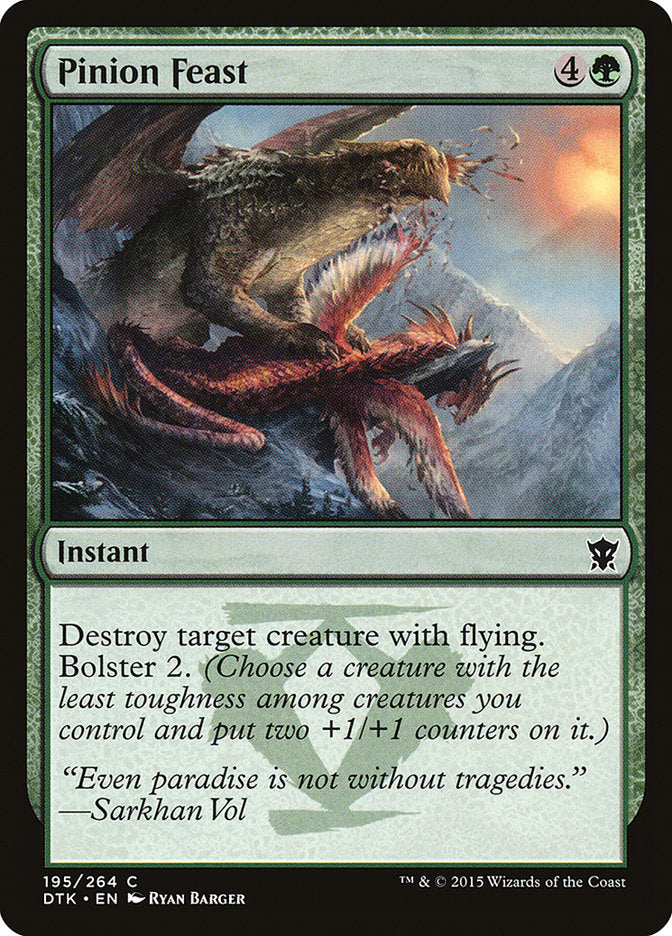 Pinion Feast [Dragons of Tarkir] | PLUS EV GAMES 