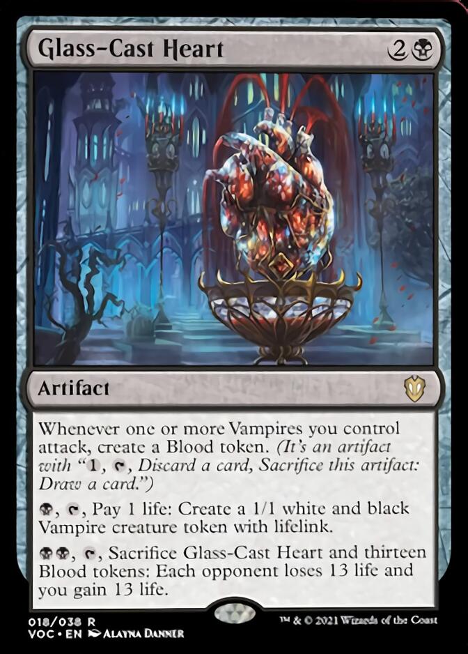 Glass-Cast Heart [Innistrad: Crimson Vow Commander] | PLUS EV GAMES 