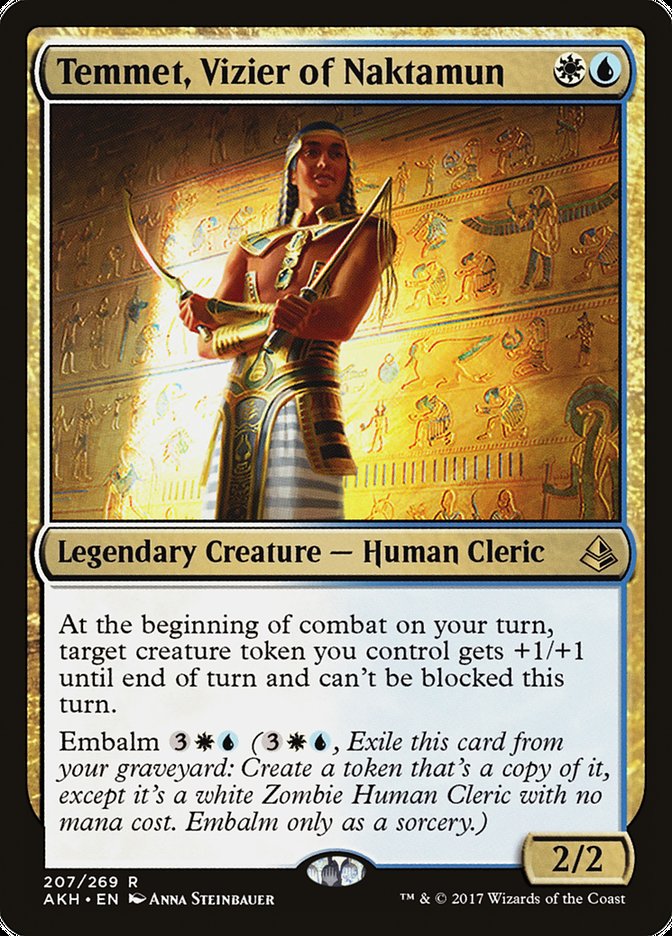 Temmet, Vizier of Naktamun [Amonkhet] | PLUS EV GAMES 