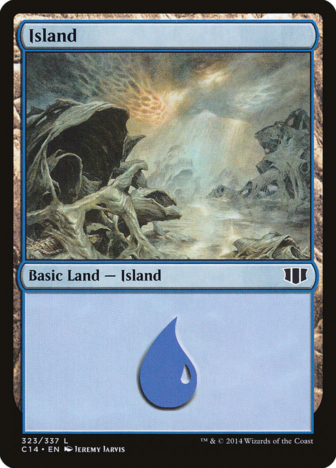 Island (323) [Commander 2014] | PLUS EV GAMES 