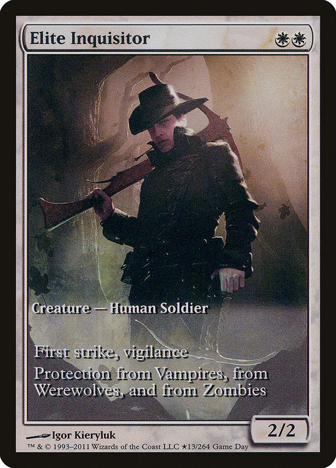 Elite Inquisitor (Game Day) [Innistrad Promos] | PLUS EV GAMES 