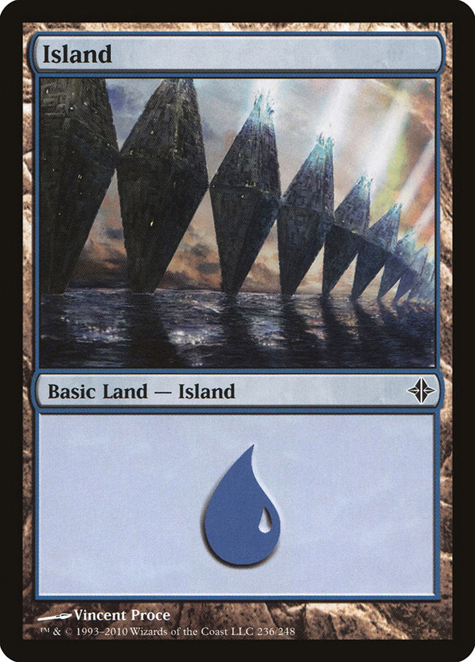 Island (236) [Rise of the Eldrazi] | PLUS EV GAMES 