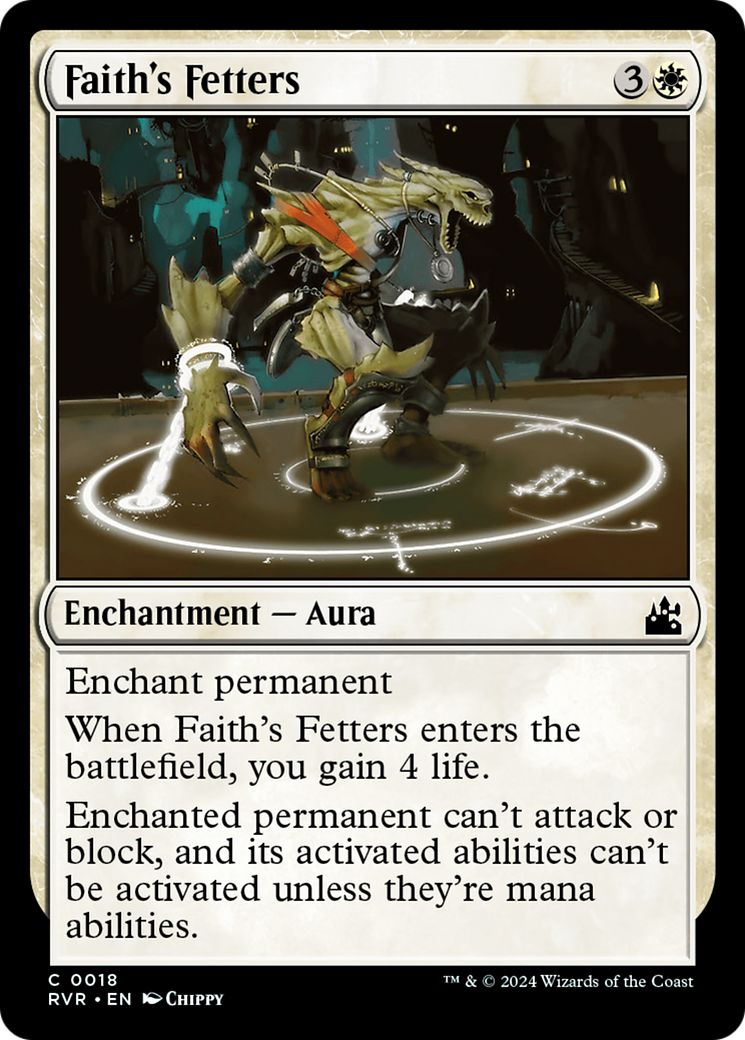 Faith's Fetters [Ravnica Remastered] | PLUS EV GAMES 