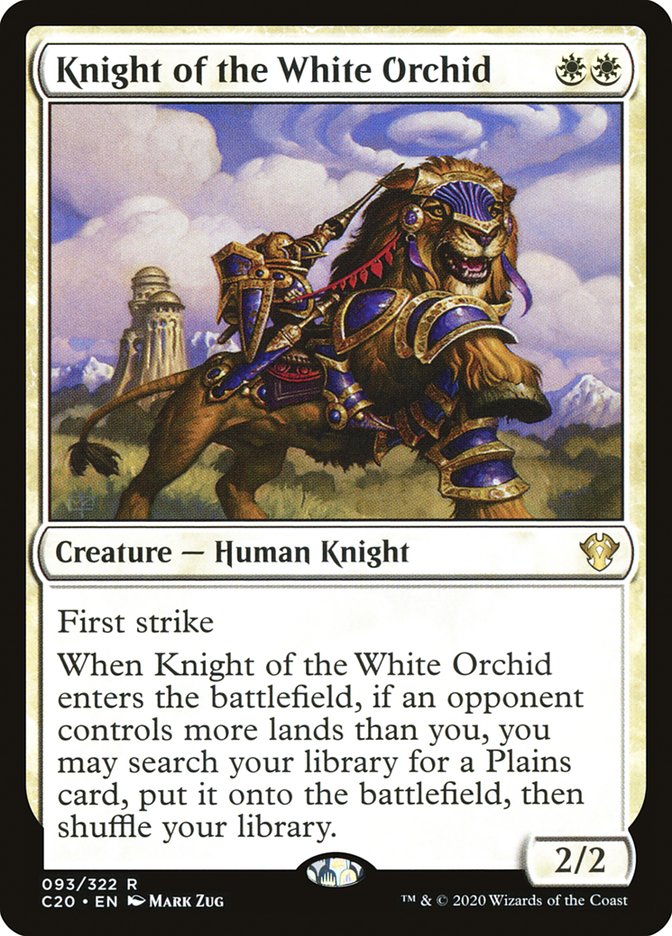 Knight of the White Orchid [Commander 2020] | PLUS EV GAMES 