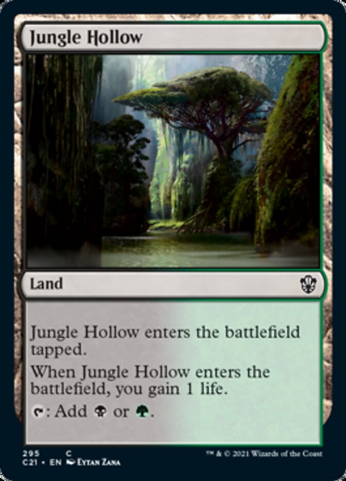 Jungle Hollow [Commander 2021] | PLUS EV GAMES 