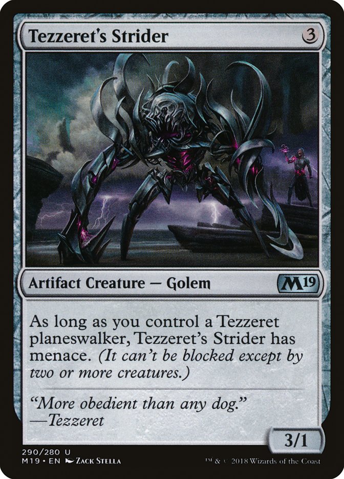 Tezzeret's Strider [Core Set 2019] | PLUS EV GAMES 