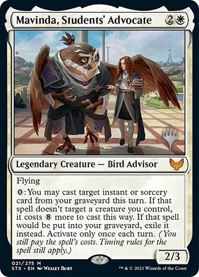 Mavinda, Students' Advocate (Promo Pack) [Strixhaven: School of Mages Promos] | PLUS EV GAMES 