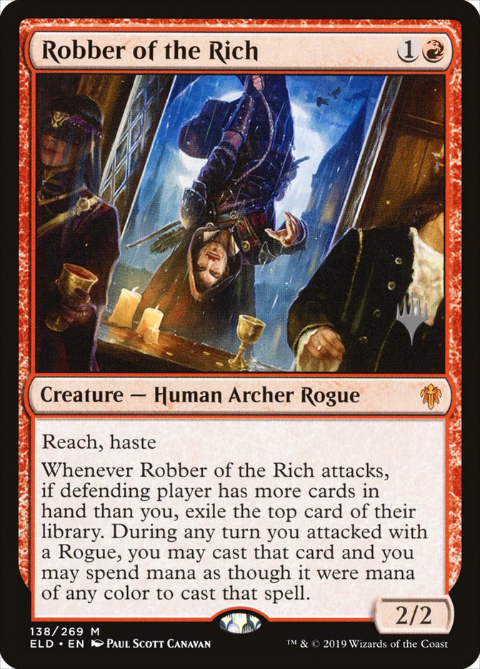 Robber of the Rich (Promo Pack) [Throne of Eldraine Promos] | PLUS EV GAMES 