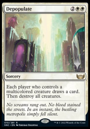 Depopulate (Promo Pack) [Streets of New Capenna Promos] | PLUS EV GAMES 