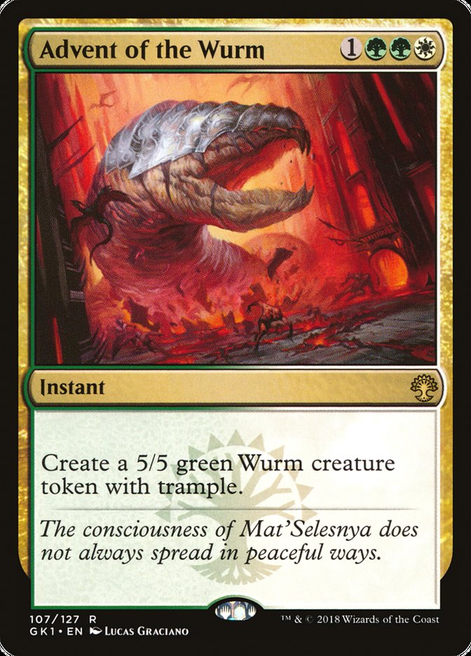 Advent of the Wurm [Guilds of Ravnica Guild Kit] | PLUS EV GAMES 