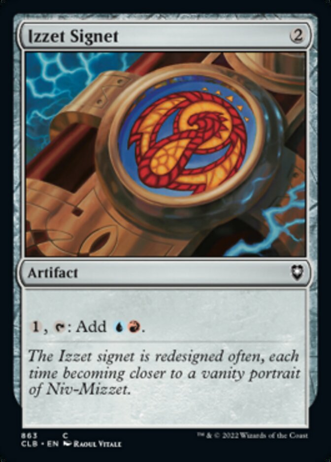 Izzet Signet [Commander Legends: Battle for Baldur's Gate] | PLUS EV GAMES 