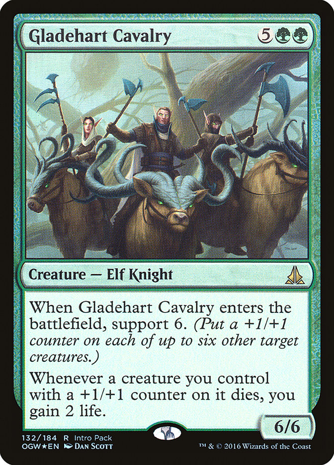 Gladehart Cavalry (Intro Pack) [Oath of the Gatewatch Promos] | PLUS EV GAMES 