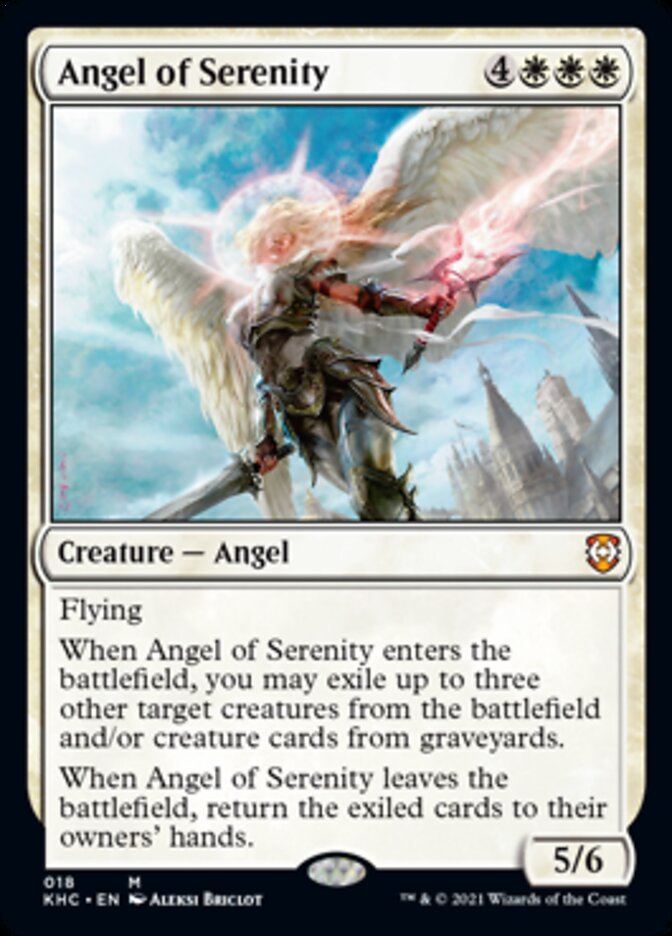 Angel of Serenity [Kaldheim Commander] | PLUS EV GAMES 