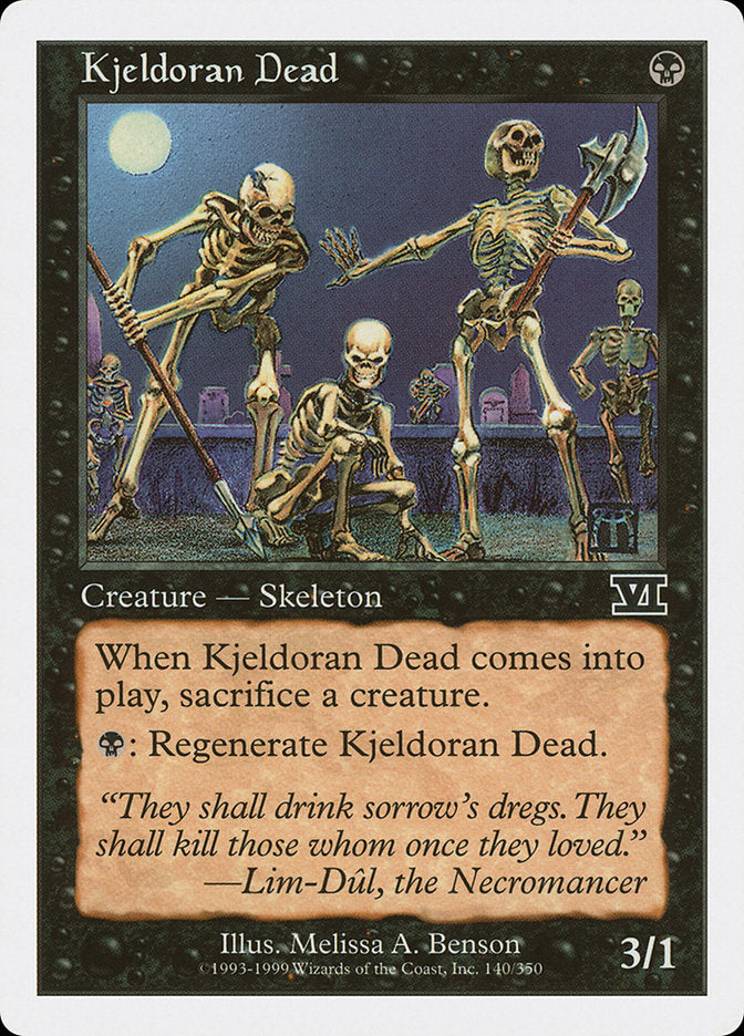 Kjeldoran Dead [Classic Sixth Edition] | PLUS EV GAMES 