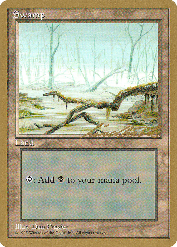 Swamp (ll372) (Leon Lindback) [Pro Tour Collector Set] | PLUS EV GAMES 