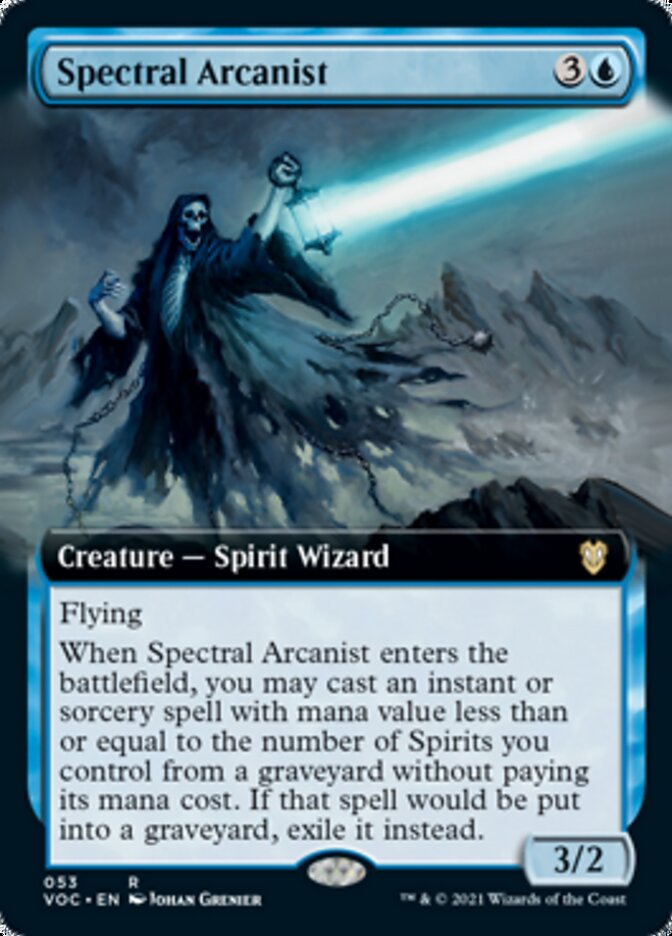 Spectral Arcanist (Extended) [Innistrad: Crimson Vow Commander] | PLUS EV GAMES 