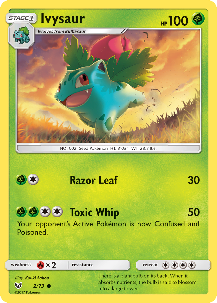 Ivysaur (2/73) [Sun & Moon: Shining Legends] | PLUS EV GAMES 