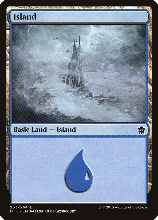 Island (253) [Dragons of Tarkir] | PLUS EV GAMES 