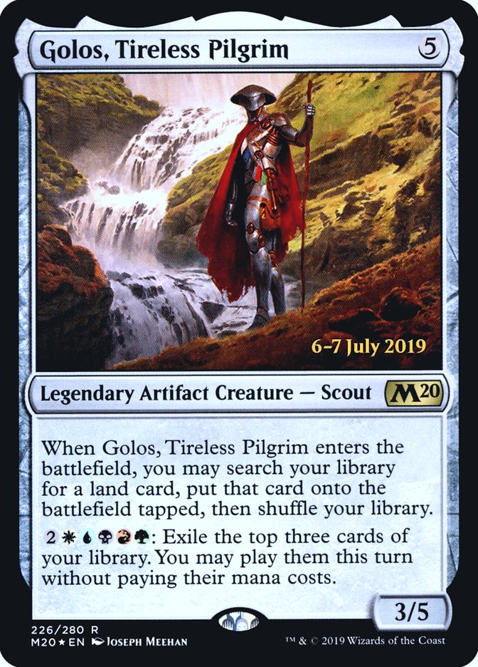 Golos, Tireless Pilgrim  [Core Set 2020 Prerelease Promos] | PLUS EV GAMES 