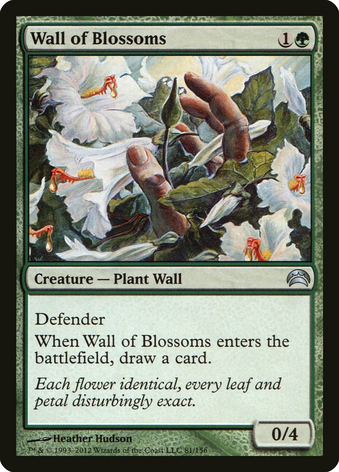 Wall of Blossoms [Planechase 2012] | PLUS EV GAMES 