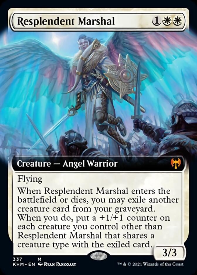 Resplendent Marshal (Extended Art) [Kaldheim] | PLUS EV GAMES 