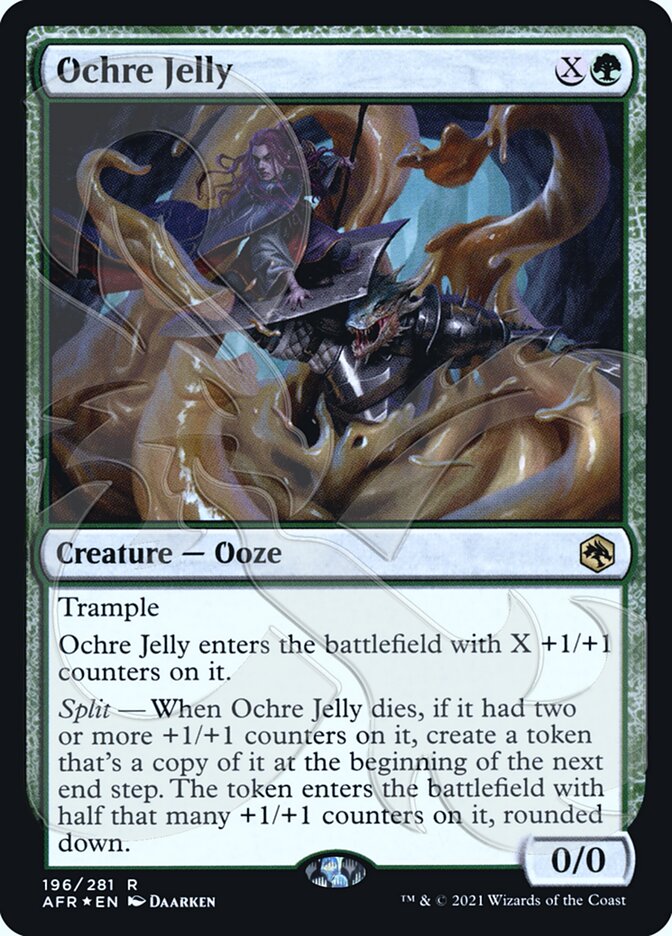 Ochre Jelly (Ampersand Promo) [Dungeons & Dragons: Adventures in the Forgotten Realms Promos] | PLUS EV GAMES 