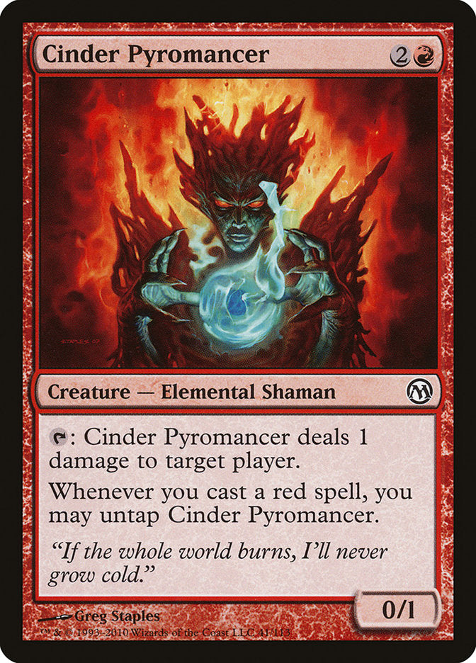 Cinder Pyromancer [Duels of the Planeswalkers] | PLUS EV GAMES 