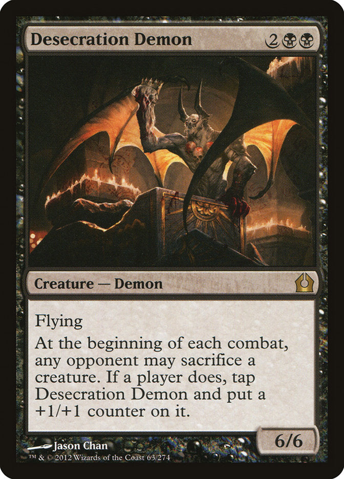 Desecration Demon [Return to Ravnica] | PLUS EV GAMES 