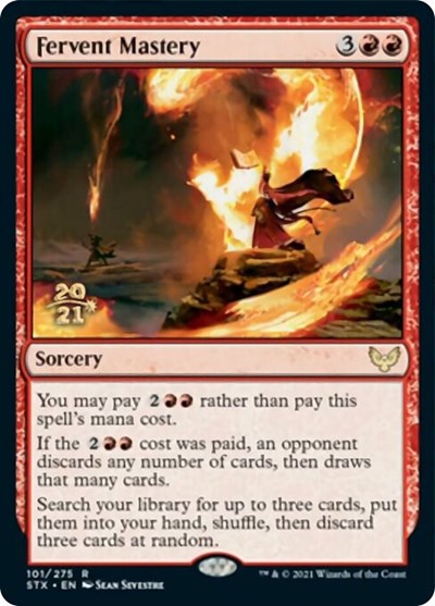 Fervent Mastery [Strixhaven: School of Mages Prerelease Promos] | PLUS EV GAMES 