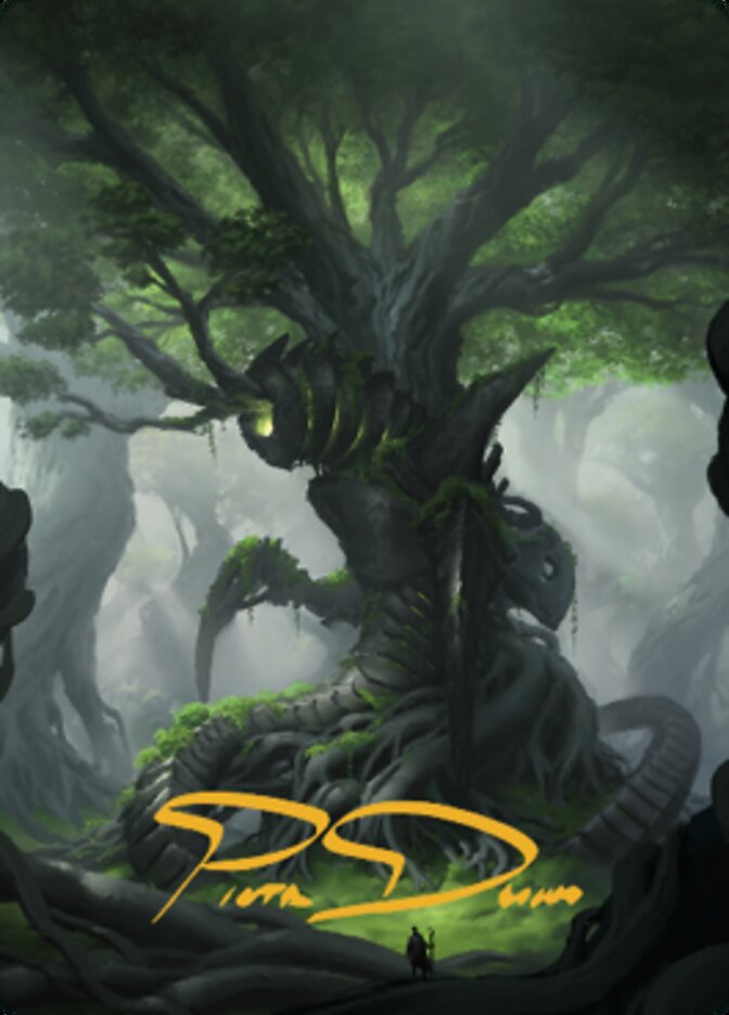 Forest Art Card (Gold-Stamped Signature) [The Brothers' War Art Series] | PLUS EV GAMES 