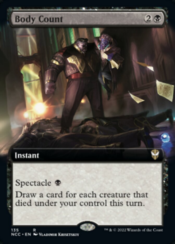 Body Count (Extended Art) [Streets of New Capenna Commander] | PLUS EV GAMES 