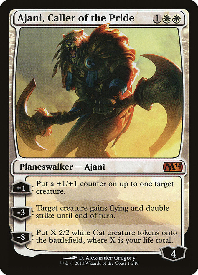 Ajani, Caller of the Pride [Magic 2014] | PLUS EV GAMES 