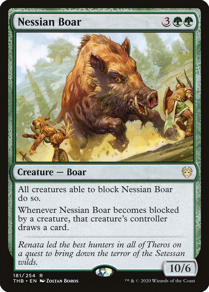 Nessian Boar [Theros Beyond Death] | PLUS EV GAMES 