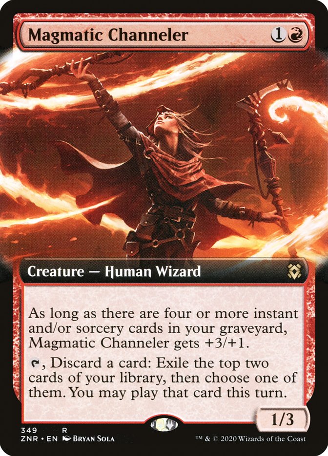 Magmatic Channeler (Extended) [Zendikar Rising Extended Art] | PLUS EV GAMES 