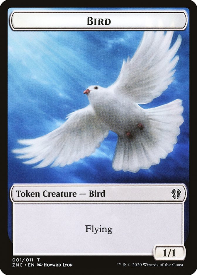 Bird // Kor Ally Double-sided Token [Zendikar Rising Commander Tokens] | PLUS EV GAMES 